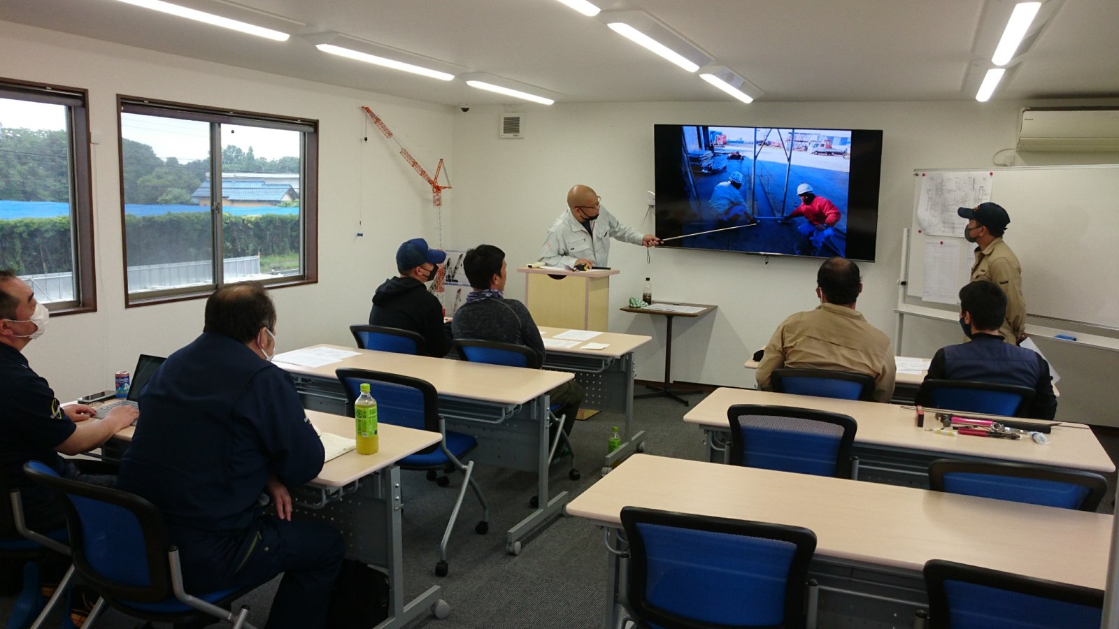 技能実習生 随時3級とび試験の講習会を行いました。